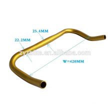 Road bike 25.4 mm multicolor bicycle handlebar (curved pole) 420MM * 22.2 bicycle handlebar